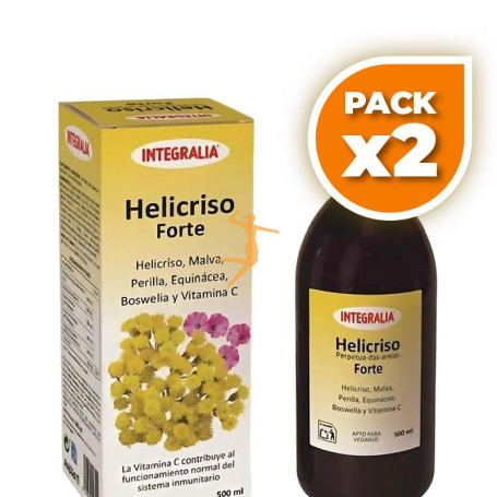 Pack 2x HELICRISO FORTE JARABE 500ML INTEGRALIA