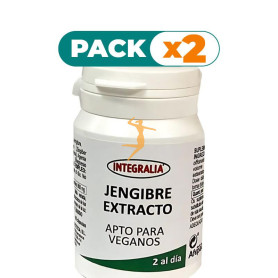 Pack 2x EXTRACTO DE JENGIBRE 60 CÁPSULAS INTEGRALIA