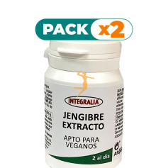 Pack 2x EXTRACTO DE JENGIBRE 60 CÁPSULAS INTEGRALIA