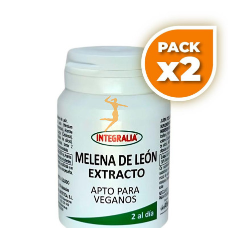 Pack 2x EXTRACTO DE MELENA DE LEÓN 60 CÁPSULAS INTEGRALIA