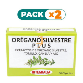 Pack 2x ORÉGANO SILVESTRE PLUS 60 CÁPSULAS INTEGRALIA