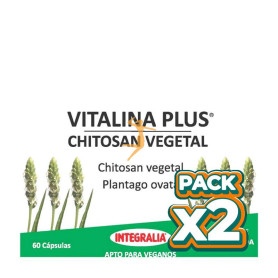 Pack 2x VITALINA PLUS CHITOSAN VEGETAL 60 CÁPSULAS INTEGRALIA