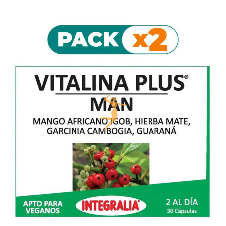 Pack 2x VITALINA PLUS MAN 30 CÁPSULAS INTEGRALIA