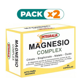Pack 2x MAGNESIO COMPLEX 60 CÁPSULAS INTEGRALIA