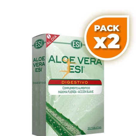 Pack 2x ALOE VERA ESI DIGESTIVO 30 TABLETAS TREPAT DIET - ESI
