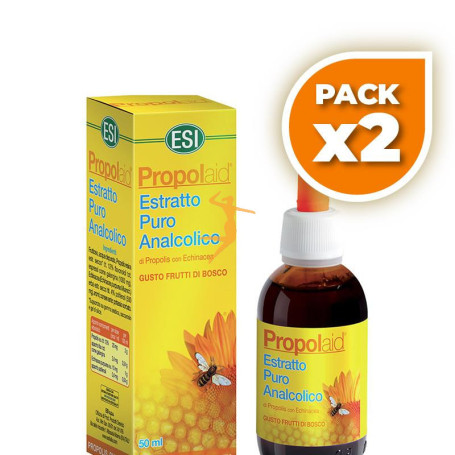 Pack 2x PROPOLAID EXTRACTO PURO SIN ALCOHOL SIN EQUINÁCEA TREPAT DIET - ESI