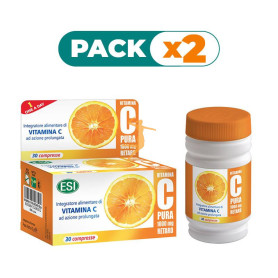 Pack 2x VITAMINA C PURA 1000Mg. RETARD ESI