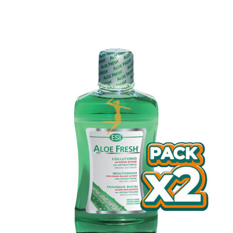 Pack 2x ALOE FRESH COLUTORIO CON ALCOHOL 500Ml. TREPAT DIET - ESI