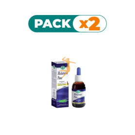 Pack 2x MELATONINA PURA CON HIERBAS 1Mg. 50Ml. TREPAT DIET - ESI