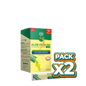 Pack 2x ZUMO ALOE VERA FORTE CON MIRTILO 24 POCKET DRINK ESI
