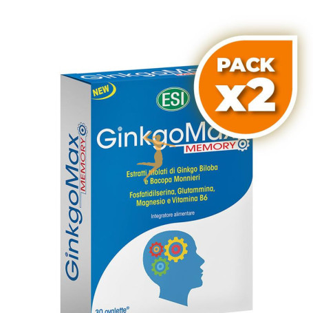 Pack 2x GINKGOMAX MEMORY 30 TABLETAS ESI