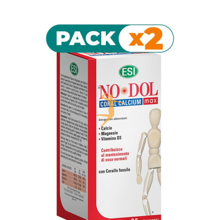 Pack 2x NODOL CORAL CALCIUM MAX 80 CÁPSULAS ESI