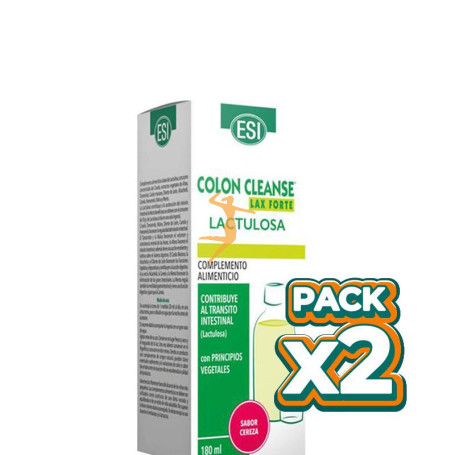 Pack 2x COLON CLEANSE LACTULOSA 180Ml. ESI