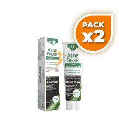 Pack 2x ALOEFRESH GEL BLANQUEADOR CON CARBON 100Ml ESI