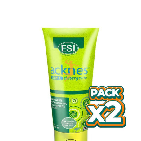 Pack 2x ACKNES GEL LIMPIADOR 200ML ESI
