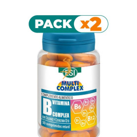 Pack 2x MULTICOMPLEX VITAMINA B 50 COMPRIMIDOS ESI