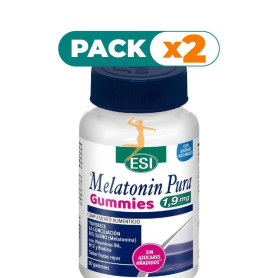 Pack 2x MELATONIN PURA 1,9MG GUMMIES 60 GOMINOLAS ESI