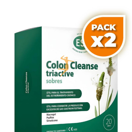 Pack 2x COLON CLEANSE TRIACTIVE 20 SOBRES ESI