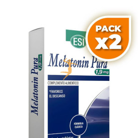 Pack 2x MELATONIN PURA 1,9MG 30 MICROTABLETAS ESI
