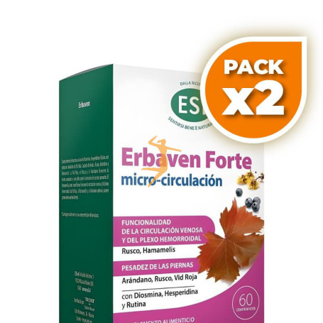 Pack 2x ERBAVEN FORTE MICRO-CIRCULACIÓN 60 COMPRIMIDOS ESI