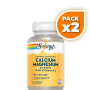 Pack 2x CALCIUM AND MAGNESIUM 90 CÁPSULAS VEGETALES SOLARAY
