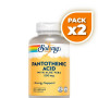 Pack 2x PANTOTHENIC ACID 500Mg. 100 CÁPSULAS SOLARAY