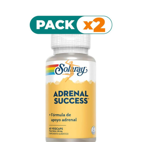 Pack 2x ADRENAL SUCCESS 60 CÁPSULAS VEGETALES SOLARAY