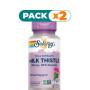 Pack 2x MILK THISTLE 30 CÁPSULAS VEGETALES SOLARAY