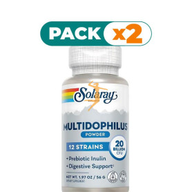 Pack 2x MULTIDOPHILUS 12 CEPAS 50 CÁPSULAS SOLARAY
