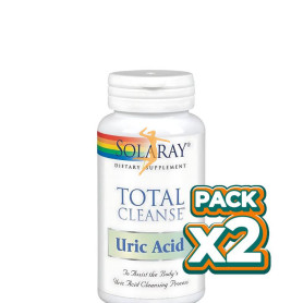 Pack 2x TOTAL CLEANSE URIC ACID 60 CÁPSULAS SOLARAY