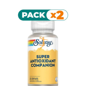 Pack 2x SUPER ANTIOXIDANT COMPANION 30 CÁPSULAS VEGETALES SOLARAY
