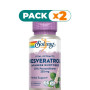 Pack 2x SUPER RESVERATROL 250Mg. 30 CÁPSULAS VEGETALES SOLARAY