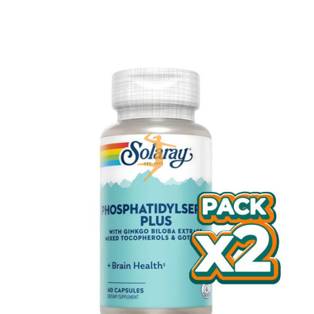 Pack 2x PHOSPHATIDYLSERINE PLUS 60 CÁPSULAS SOLARAY