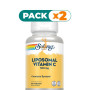 Pack 2x LIPO VITAMIN C 400Mg. 100 CAPSULAS VEGETALES SOLARAY