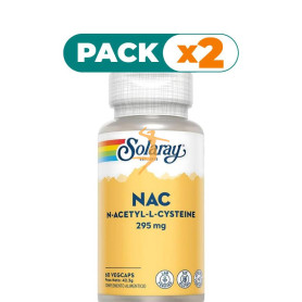 Pack 2x NAC 295Mg. 60 CÁPSULAS SOLARAY