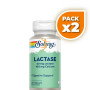 Pack 2x LACTASE 40Mg. 100 CÁPSULAS VEGETALES SOLARAY