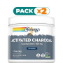 Pack 2x ACTIVATED COCONUT CHARCOAL 75Gr. SOLARAY