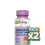 Pack 2x BERBERINE & CURCUMIN 600Mg. 60 CÁPSULAS VEGETALES SOLARAY