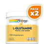 Pack 2x L-GLUTAMINE POLVO 300Gr. SABOR NEUTRO SOLARAY