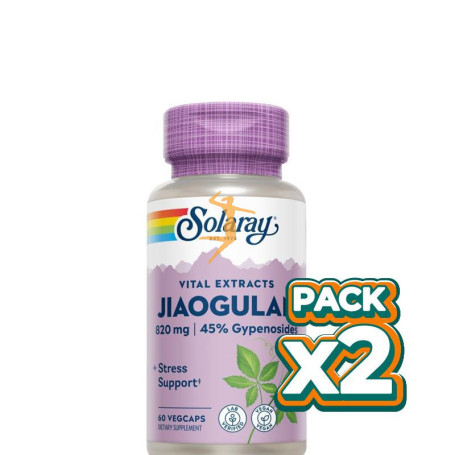 Pack 2x JIAOGULAN 410 MG- 60 VEGCAPS SOLARAY