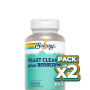 Pack 2x YEAST CLEANSE PLUS BERBERINE 90 CÁPSULAS SOLARAY
