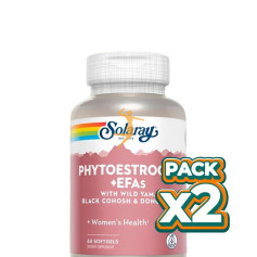 Pack 2x PLUS PHYTOESTROGEN 60 CÁPSULAS SOLARAY