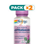 Pack 2x ASTRAGALUS EXTRACTO DE RAÍZ 200MG 30 CÁPSULAS VEGETALES SOLARAY