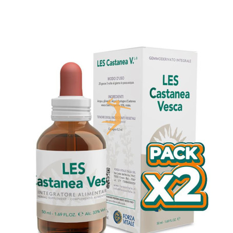 Pack 2x LES CASTANEA VESCA 50Ml. FORZA VITALE