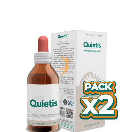 Pack 2x MELISSA COMPOSTA (QUIETIS) 100Ml. FORZA VITALE