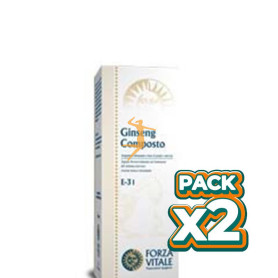 Pack 2x GINSENG COMPOSTO (BRIOMIX) 100Ml. FORZA VITALE