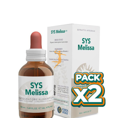 Pack 2x SYS MELISSA 50Ml. FORZA VITALE