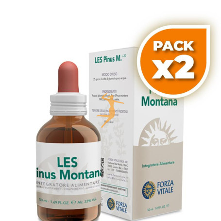 Pack 2x LES PINUS MONTANA 50Ml. FORZA VITALE