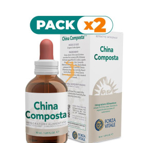 Pack 2x CHINA COMPOSTA 50Ml. FORZA VITALE