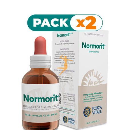 Pack 2x ARANCIO PLUS (NORMORIT) 50Ml. FORZA VITALE